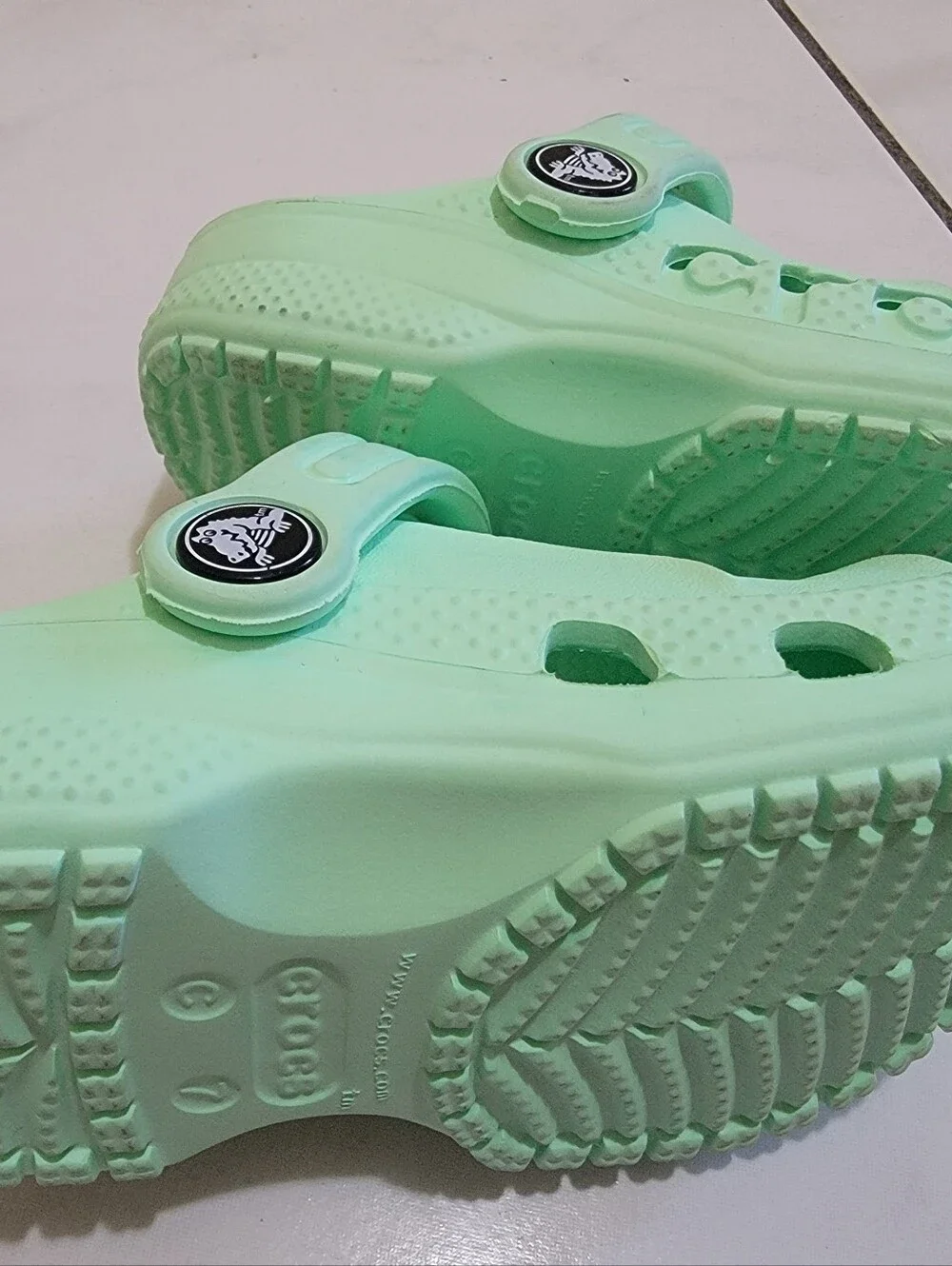 CROCS Kids Classic Clog - Mint Size 7 Toddler